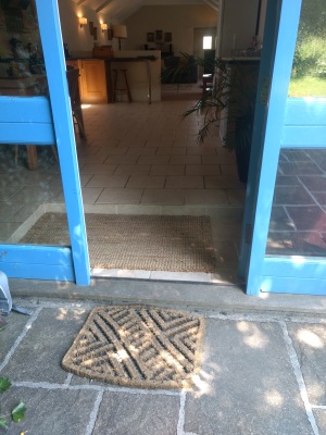 garden door step